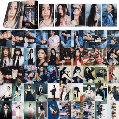 Image of SKLTN 55pcs Itzy Photocards New Album Gold Cards Mini Merch Photo Poster for Fans