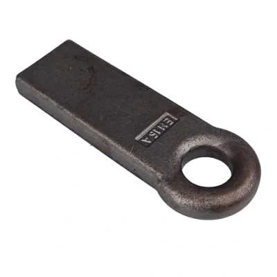 Image of Ring Hitch 12&quot; Straight Tongue Heavy Duty Trailer Draw Bar Towing Eye 300x90mm EN16A Hardwearing Cast Steel (EN16A (Hardwaring), Tongue)