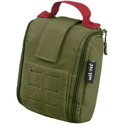 Image of Mil Tec Unisex Adult First Aid Pack 13491001 Pack, Olive, One Size