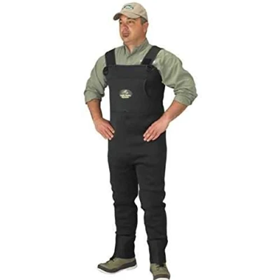 Image of CA5902W MS Caddis Men&#039;s Neoprene Stockingfoot Waders M Stout Green, Forest Green