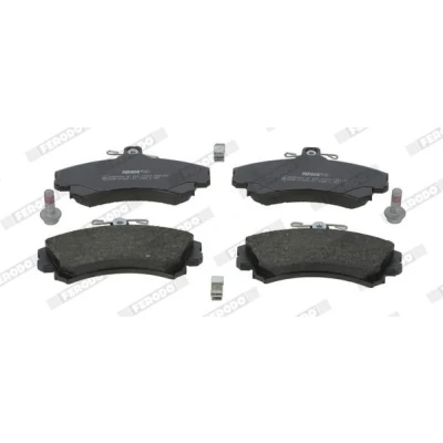 Image of A4544200920 brake pad set FERODO PREMIER ECO FRICTION FDB1093 with acoustic wear warning caliper screws accessories MITSUBISHI: COLT 6