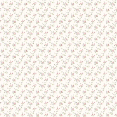 Image of G67896 Miniatures2 Floral Trail Pink Purple Green Galerie Wallpaper