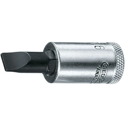Image of Gedore Screwdriver bit Socket 3/8 &quot;, Carving 12 x 2 mm is 30
