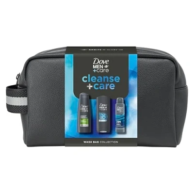 Image of Dove Men+Care Clean Comfort Essentials Washbag Giftset