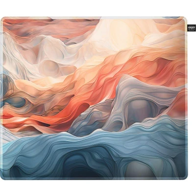 Image of CHERRY XTRFY GP5, L Fabric Gaming Mouse Pad (460 x 400 4 mm), Smooth Speed for Precision, Stitched Edges, Non Slip, Machine Washable, Amnis Blue