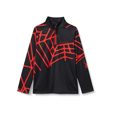 Image of Spyder Boy&#039;s Radial Shirt, Black, XS UK