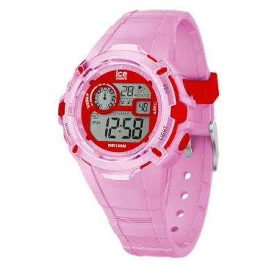 Image of ICE Watch digit explorer Lovely pink Girl&#039;s wristwatch with silicon strap 023268 (Small)