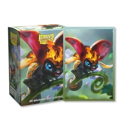 Image of Arcane Tinmen ApS ART12124 Sleeves Limited Edition Spirit Animals Dragon Shield: Brushed Art The Burnbug (100)