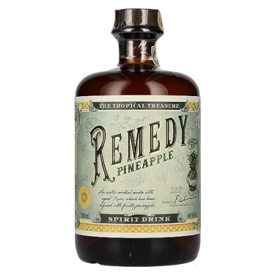 Image of Remedy Rum pineapple Refined with the sweet essence of &quot;The Tropical Treasure&quot; 40% vol. 1 x 0.7l