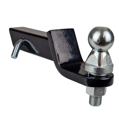 Image of Detachable Tow Hitch 2&quot;Tongue Style Standard Receiver American Hook 50mm Square Box ATV, Utility Vehicle, UTVs, Side By Side, Polaris Ranger Fitted w/Standard Ball (Tow with Ball)
