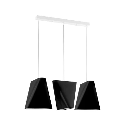 Image of Blum Triple Hanging Pendant Light Black 3x E27