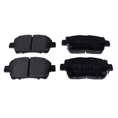 Image of 044650D020, 044650D030, 044650W050, 044650W080, 0446512580 Brake pad set FEBI BILSTEIN 16725 Front Axle with acoustic wear warning