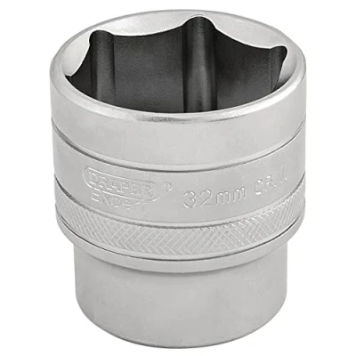 Image of Draper 6 Point Metric Socket, 1/2&quot; Sq. Dr., 32mm