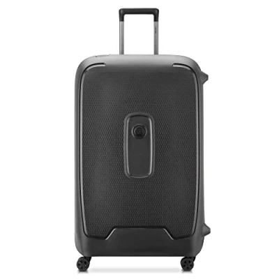 Image of DELSEY PARIS Moncey Valise cabine rigide 55 x 35 25 cm 38 litres S Black, XL, Recyclé &amp; Recyclable