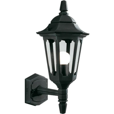 Image of Parish 1 Light Outdoor Wall Lantern Black IP44, E27