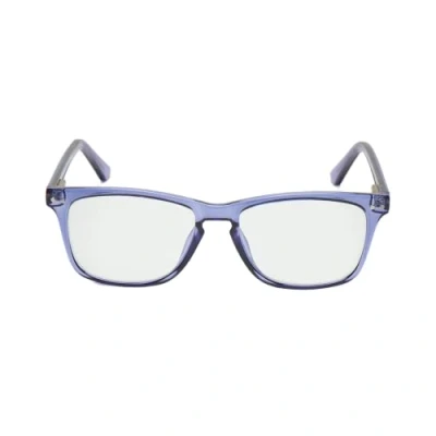 Image of Reading Glasses Shop Style CP3 Transparent Glasses, 3.00 Strength, Purple
