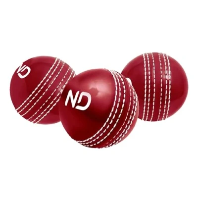 Image of ND Sports Cricket Incrediballs Senior Practice Training Balls Foam UK (Pack Of 6, Red/White)