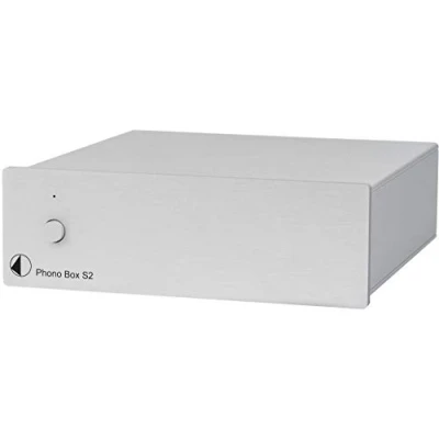 Image of Pro Ject Phono Box S2, MM/MC Stage with audiophile Performance, (Silver)