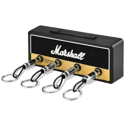 Image of SIMDAO Guitar Hook Keychain, Key Holder, Wall Mounting Amp Hooks for Musician Lovers, JCM800 Keychain Including 4 Pieces Ring Home Doorway Entryway Hallway Office