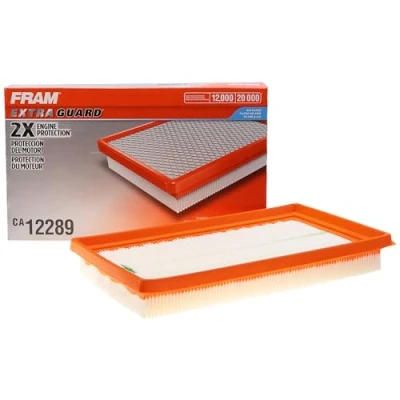 Image of FRAM Extra Guard Flexible Panel Engine Air Filter Replacement, Easy Install w/Advanced Protection and Optimal Performance, CA12289 for Select Lexus, Subaru Toyota Vehicles