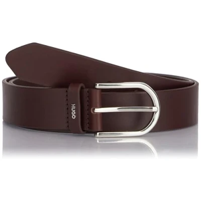 Image of HUGO ZOEY Belt, Women's, Size: 38", Dark brown