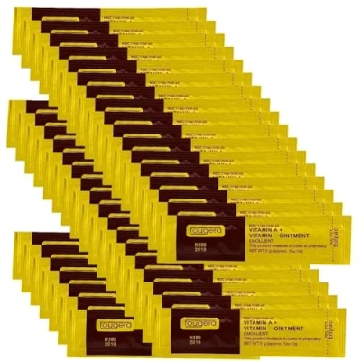 Image of 100Pcs Tattoo Aftercare Balm Anti Scar Professional Makeup Repair Cream Healing Vitamin Ointment