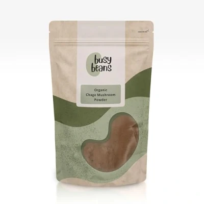 Image of Organic Chaga Mushroom Powder by Busy Beans (100g)