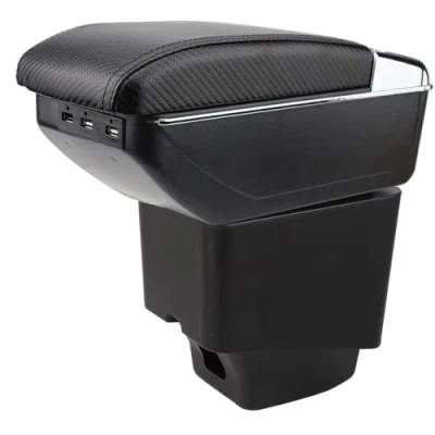 Image of YJYWZH Armrest Compatible with Renault Captur Kaptur 2014 2018 Car Consoles Arm Rest Storage Box Cup Holder Interior