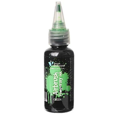 Image of Groom Professional Creative Airbrush Temporary Ink, 30 ml, Green