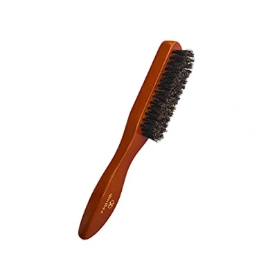 Image of VinBee Slick Back Brush Paddle Boar Bristle Hair for Afro, Wet or Curly Soft Women and Men Beard Wooden Handle