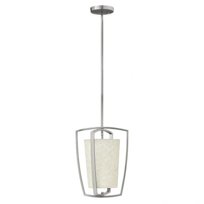 Image of Hinkley Blakely Small Pendant Light 1x E27 Brushed Nickel