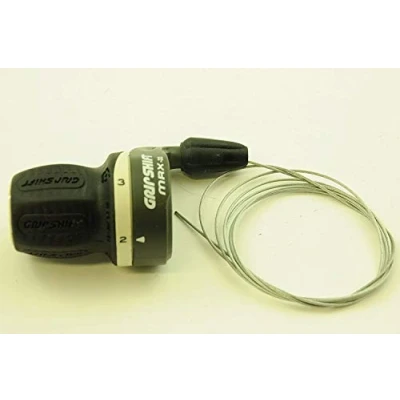 Image of SRAM MRX 10 Left Hand 3 Speed Bike Grip Shift Twist Shifter Shimano Compatible