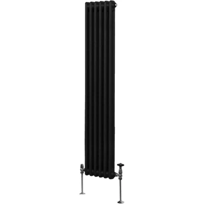 Image of MonsterShop Traditional 2 Column Radiators 1800 x 292mm Black