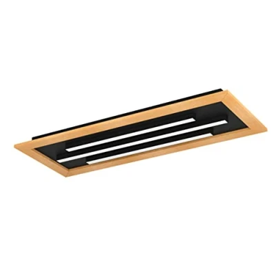 Image of EGLO LED ceiling lamp Tirrenara, remote control, 78x31cm