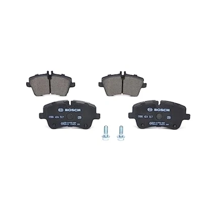 Image of 0034202520, 0034202620, 0034204520, 0034205920, 0034206020 Brake pad set BOSCH 0 986 494 607 MERCEDES BENZ: CLK Convertible, C Class Coupe, SLK