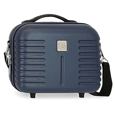 Image of Roll Road India Adaptable Beauty Case Blue 29x21x15 cms ABS