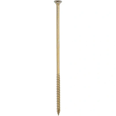 Image of 2x TIMCO Classic Multi Purpose Screws Pz Double Countersunk Yellow 60180CLAF Pack of 100