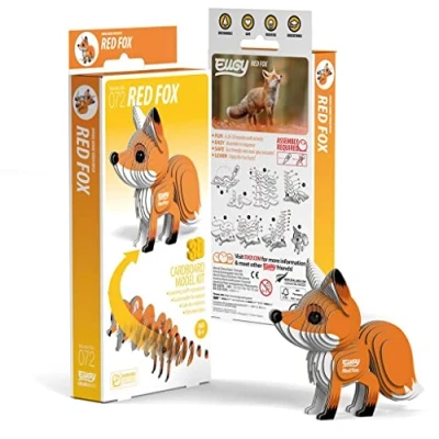 Image of EUGY Fox Eco Friendly 3D Paper Puzzle 072