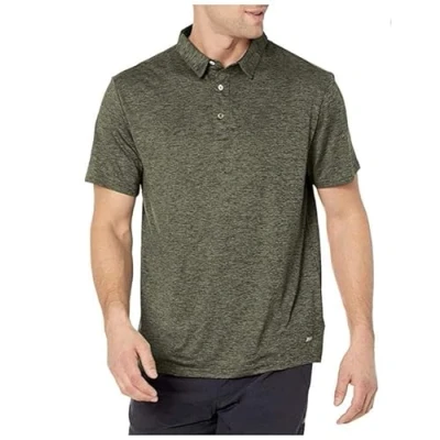 Image of Amazon Essentials Men&#039;s Slim Fit Tech Stretch Polo Shirt, Olive Heather, S