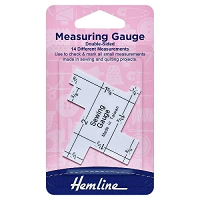 Image of Hemline Sewing Quilting Measuring Guide Gauge H260