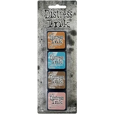 Image of Distress Tim Holtz Mini Ink Pads Kit 6, 70 x 23 mm