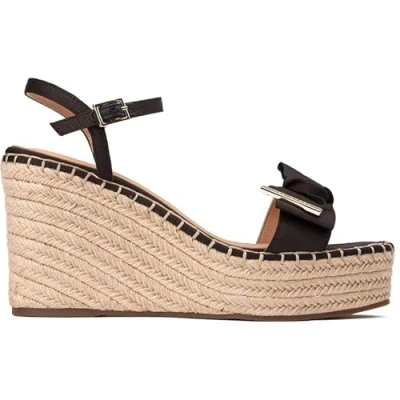 Image of Ted Baker Womens Gia Bow Sandals Black Size UK 6