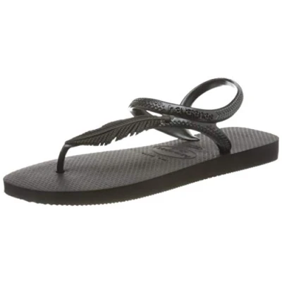 Image of Havaianas Flash Urban Plus, Women’s Sling Back Sandals, Black (Black 0090), 1.5 (35/36 EU)