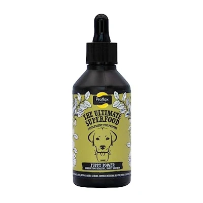 Image of Proflax Natural Puppy Power Supplement, 100ml Supports Healthy Bones, Joints, Skin &amp; Heart for Puppies Includes Calming Properties to Support Behaviour Training Fast Acting Vet Approved