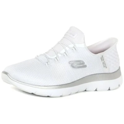 Image of Skechers Women&#039;s Summits Diamond Dream Sneaker, White, 8 UK