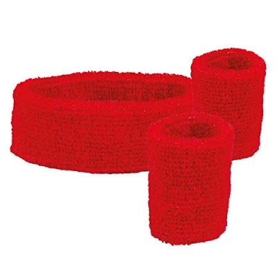 Image of Boland 01892 Sweatbelt and cuffs, Red, One Size