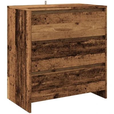 Image of vidaXL Modern Sideboard/Cabinet Engineered Wood Storage Furniture, Old 70x41x75 cm Living Room/Hallway Display Unit