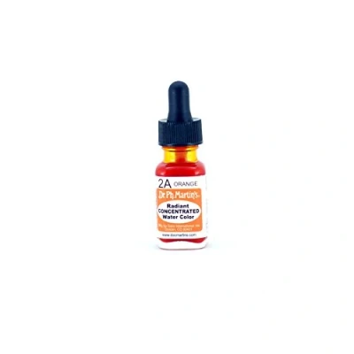 Image of Dr. Ph. Martin&#039;s Radiant Concentrated Water Color, 0.5 oz, Orange (2A)