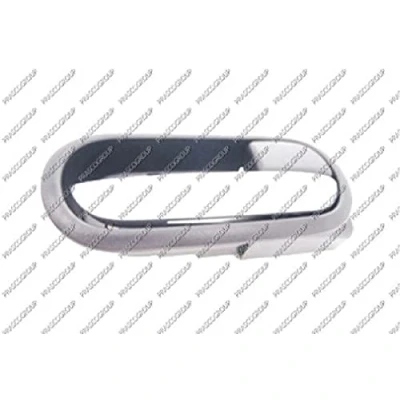 Image of DL405833002, DL4058330A02, DL4058330B02, DL4058330C02 Door Handle PRASCO MZ3098607 inner, Right Rear, Front grey, silver