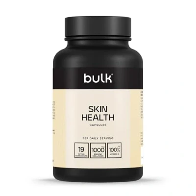 Image of Bulk Skin Health Supplement Capsules, Collagen, Vitamin C, Iodine, Pack of 120, Packaging May Vary